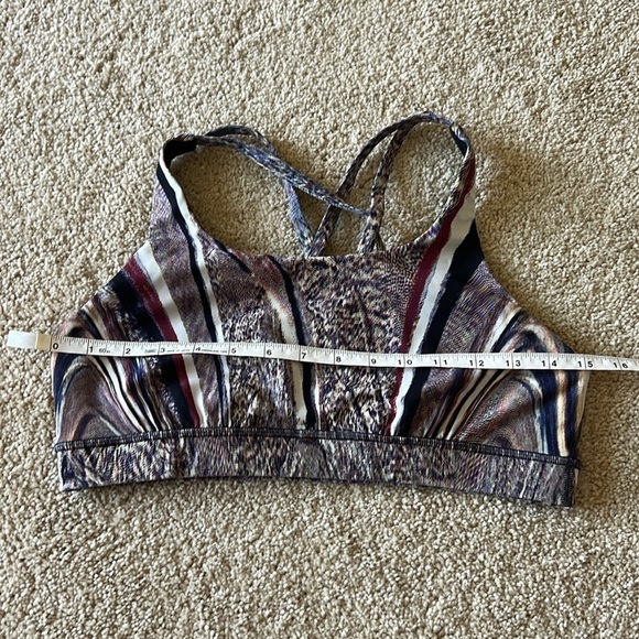 Lululemon Energy Sports Bra Nulux In Polychromatic. Size 10. - Picture 6 of 7